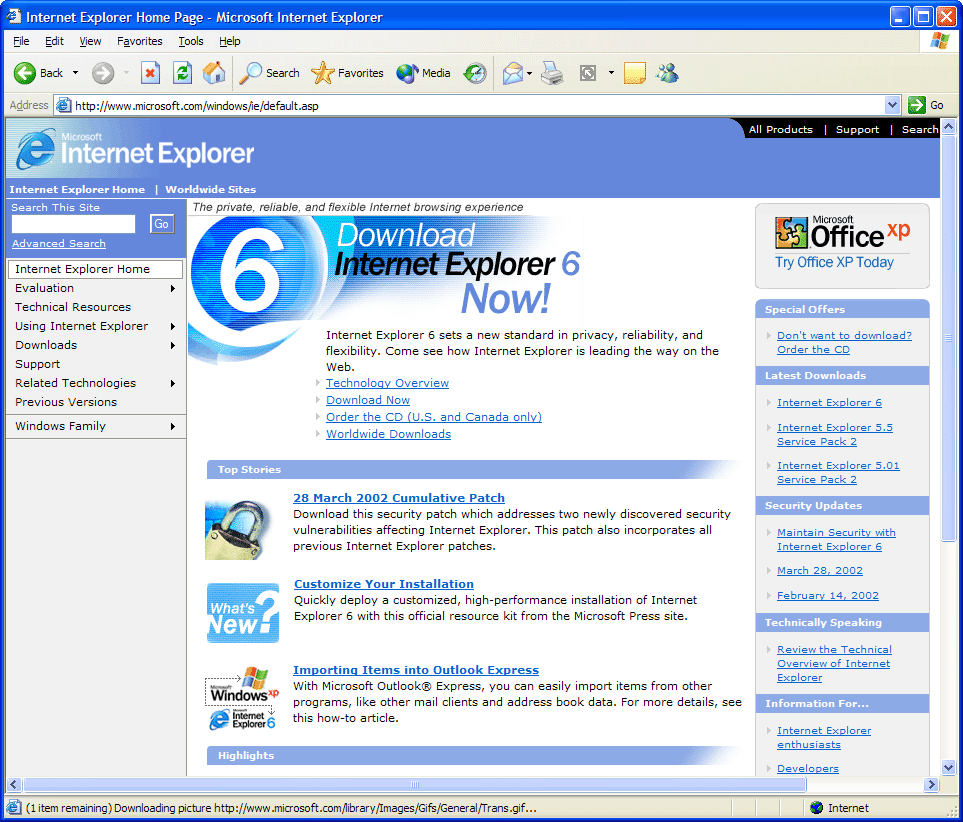 Favourite browser
